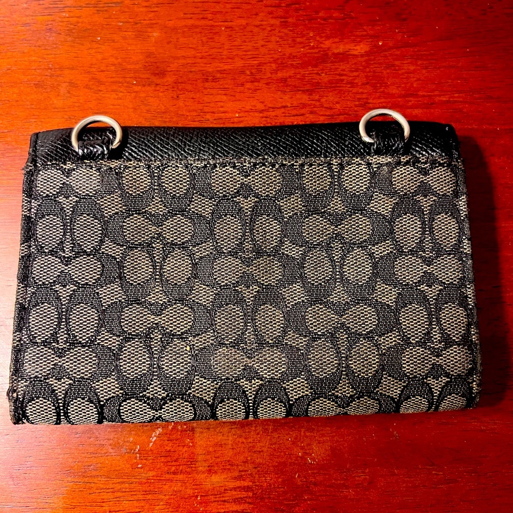 Coach Foldover Belt Bag Black